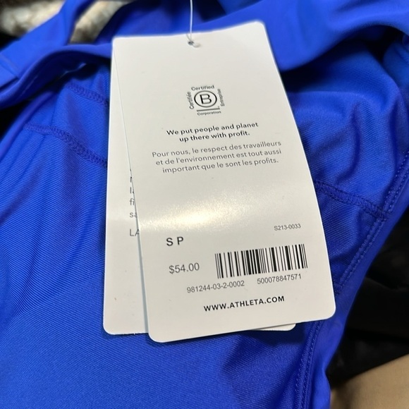 NWT! Athleta Cerulean Malibu Bikini Top D-DD- Multiple 🩵 - Picture 6 of 6